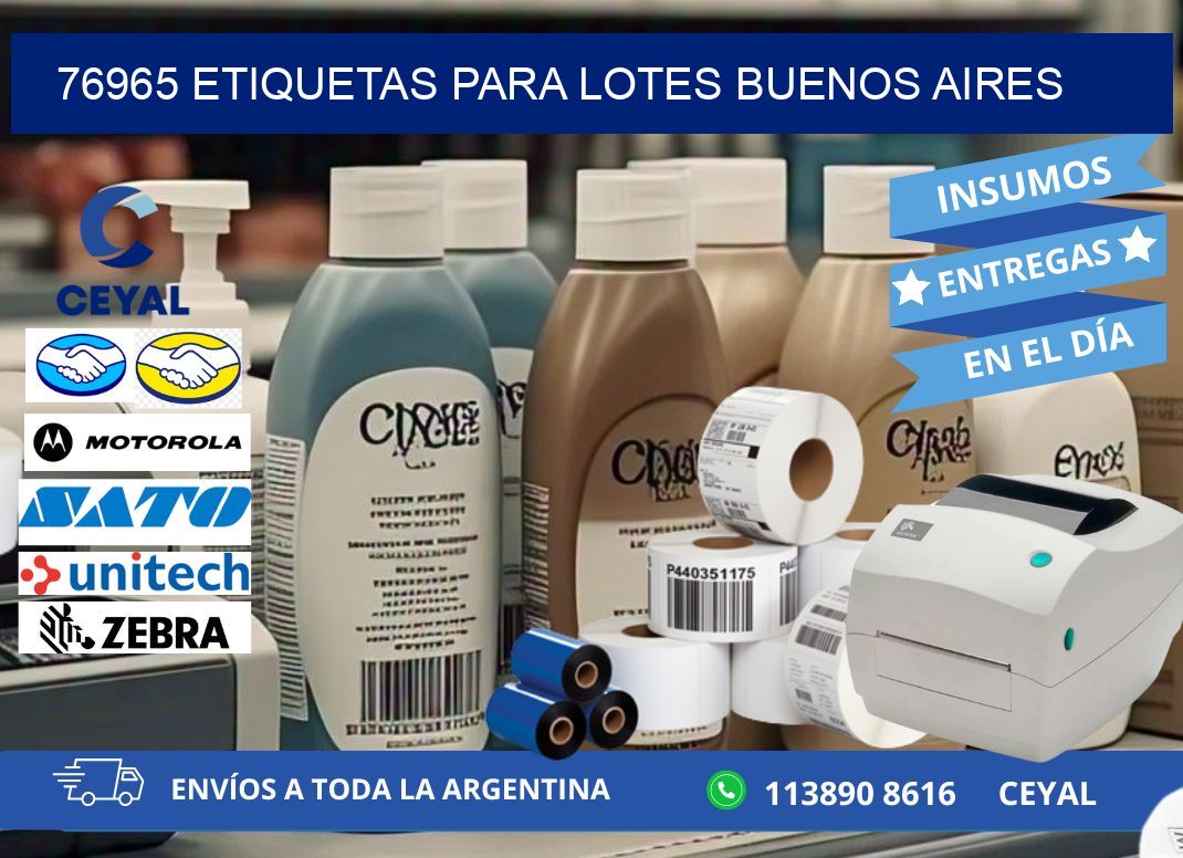 76965 ETIQUETAS PARA LOTES BUENOS AIRES