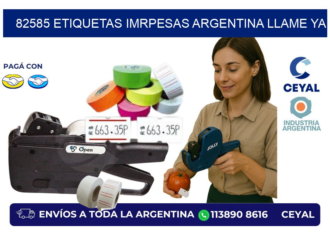 82585 etiquetas imrpesas argentina LLAME YA!