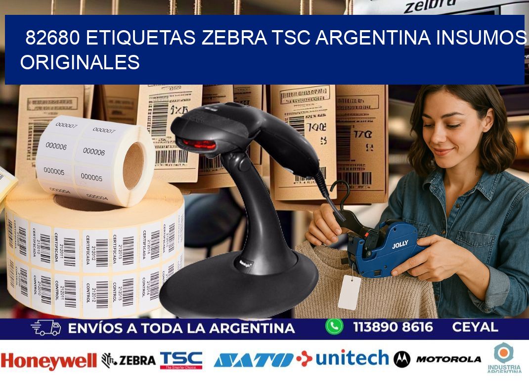82680 etiquetas zebra tsc argentina INSUMOS ORIGINALES