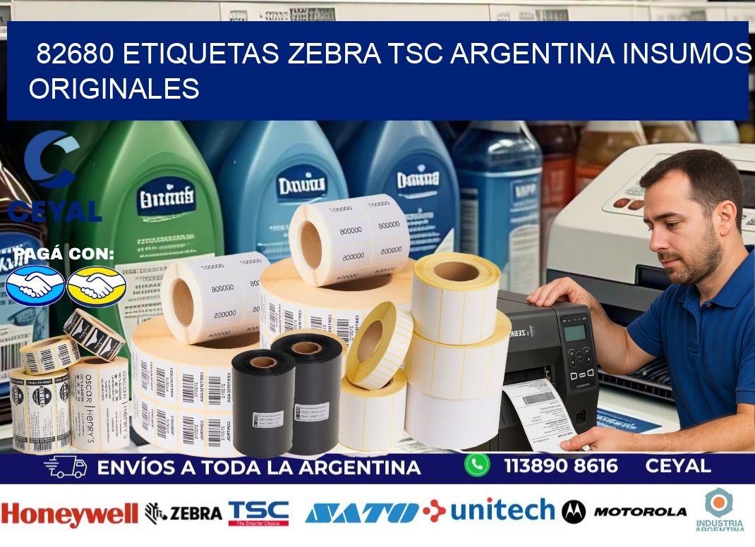 82680 etiquetas zebra tsc argentina INSUMOS ORIGINALES