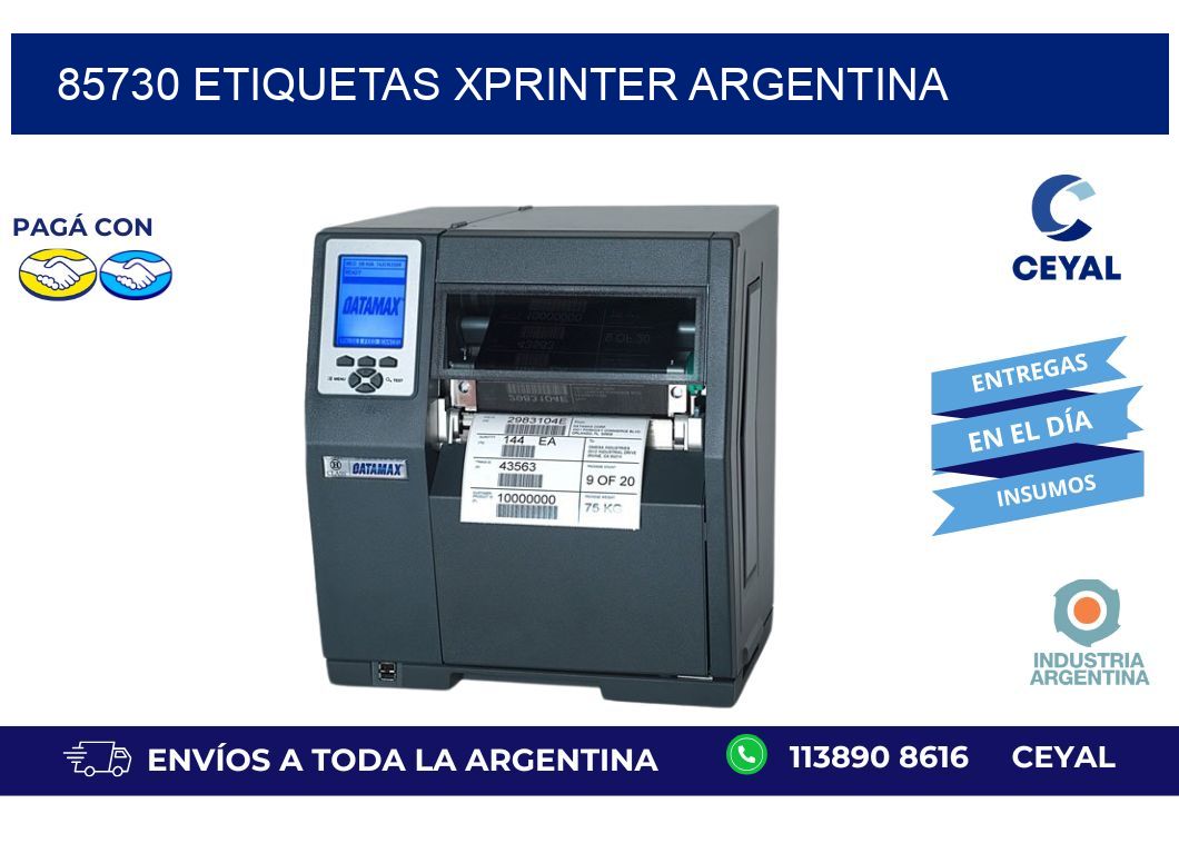 85730 etiquetas xprinter argentina
