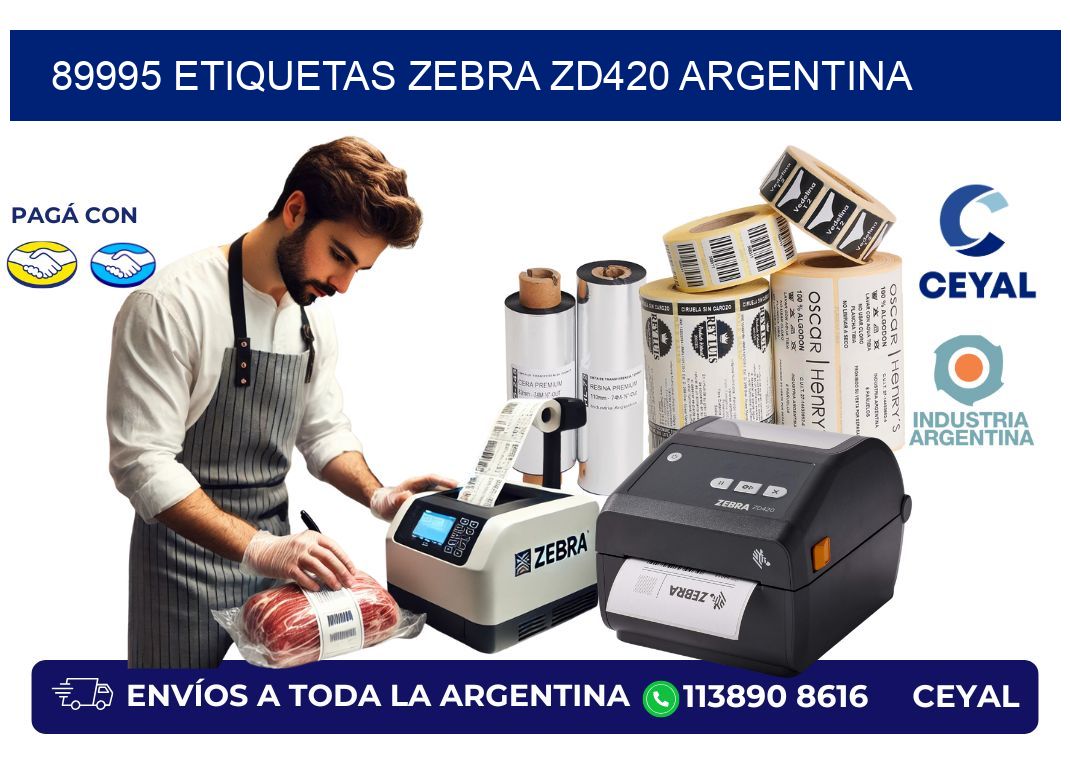 89995 etiquetas zebra zd420 argentina