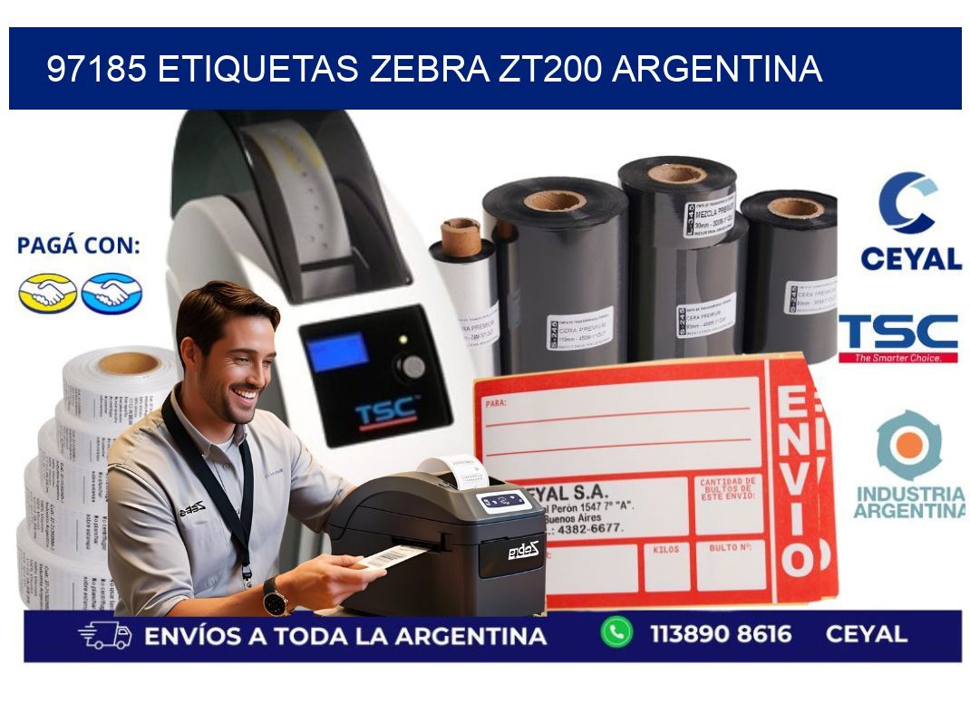 97185 etiquetas zebra zt200 argentina