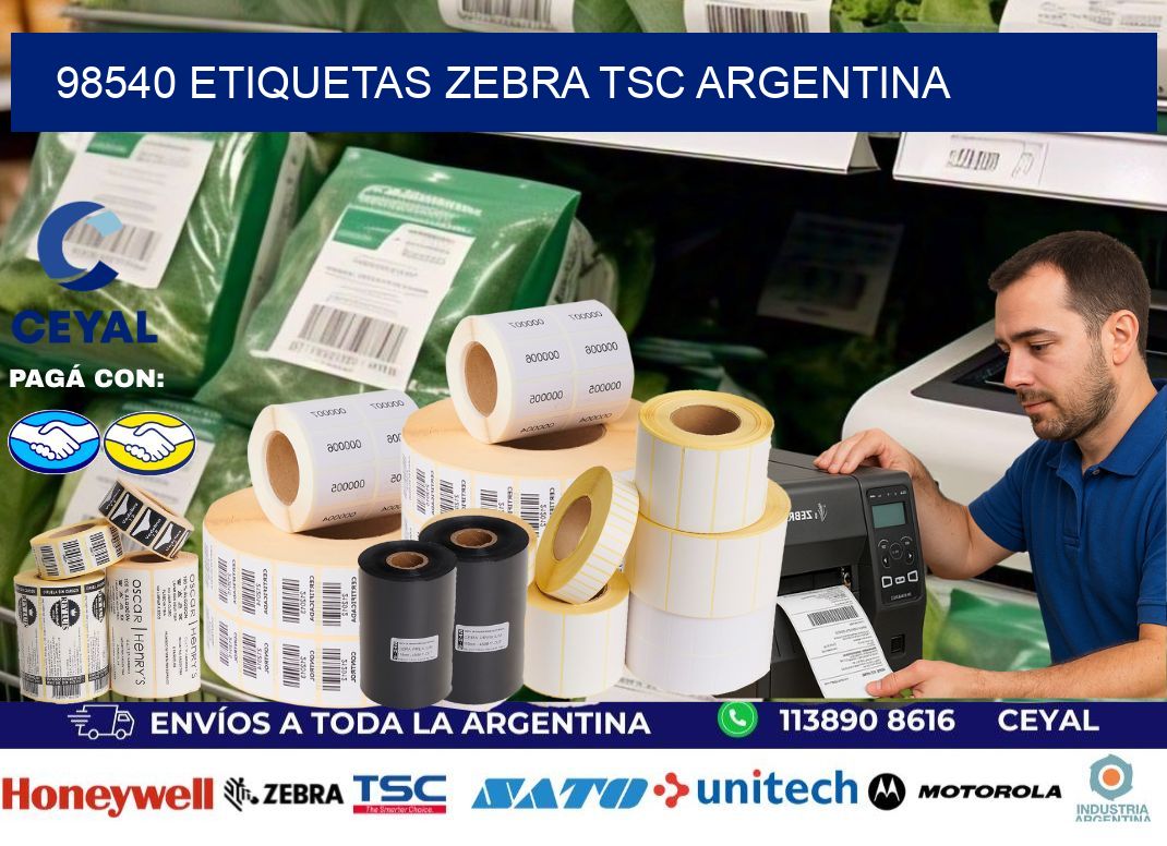 98540 etiquetas zebra tsc argentina
