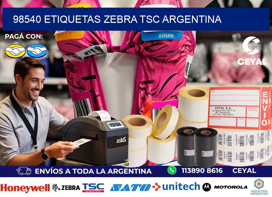 98540 etiquetas zebra tsc argentina