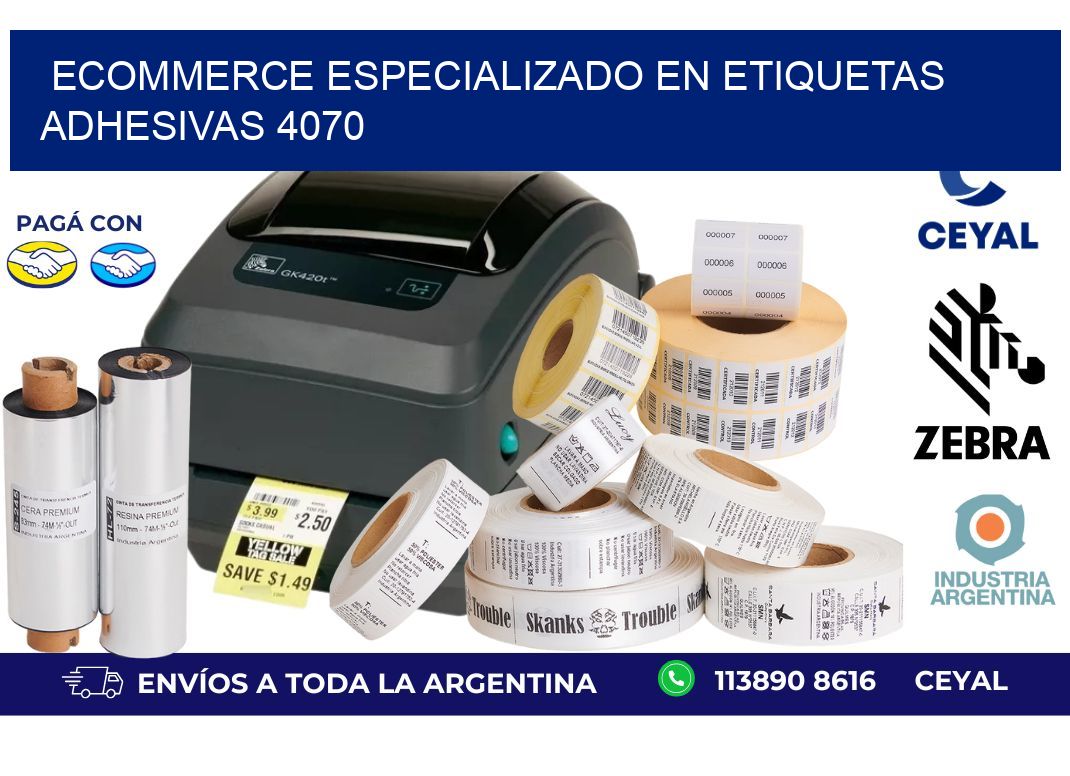 Ecommerce Especializado en Etiquetas Adhesivas 4070