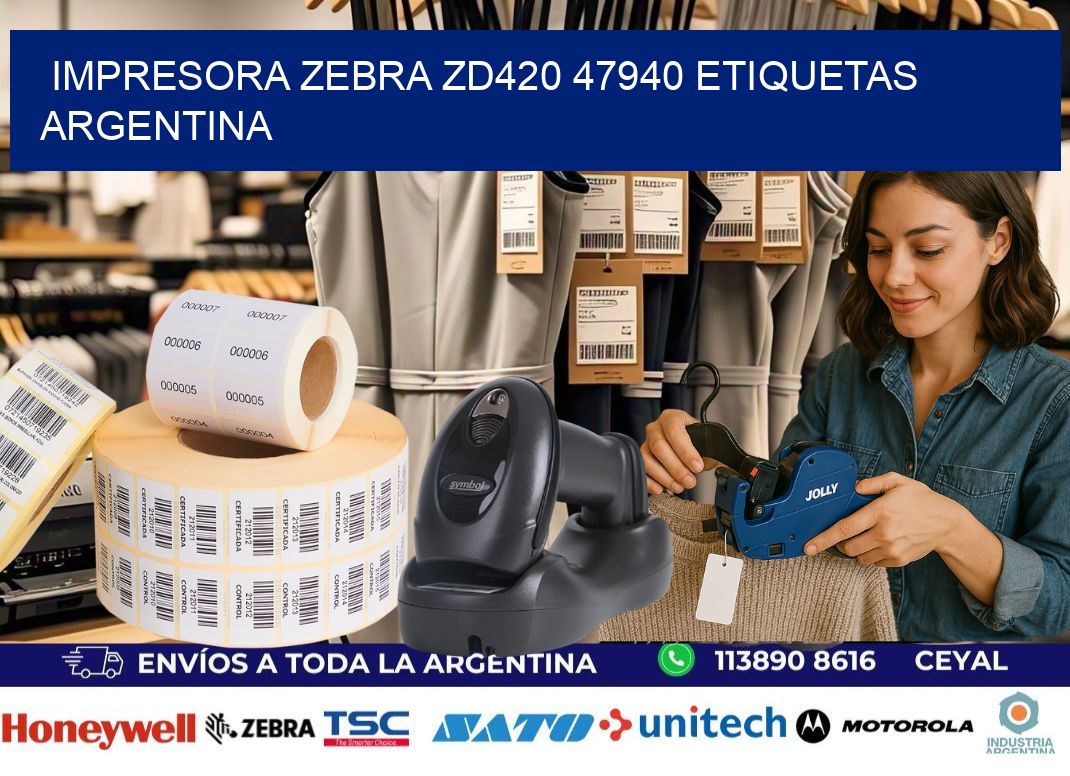 Impresora zebra zd420 47940 etiquetas argentina