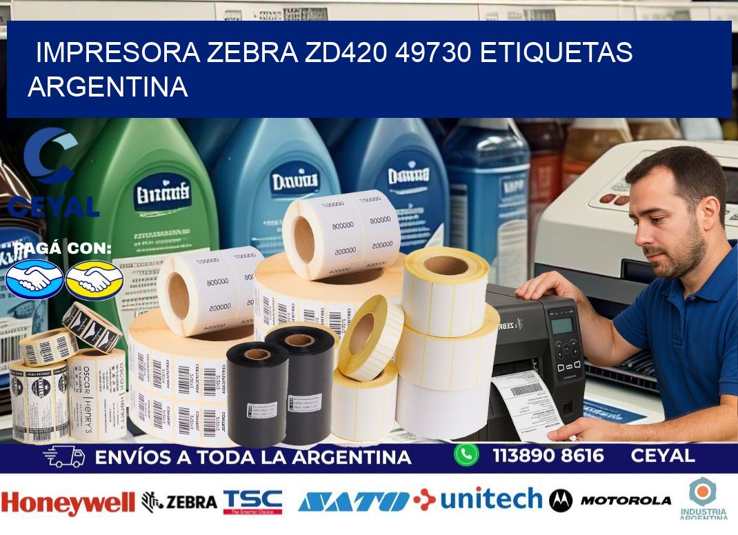 Impresora zebra zd420 49730 etiquetas argentina