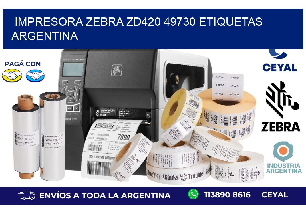 Impresora zebra zd420 49730 etiquetas argentina