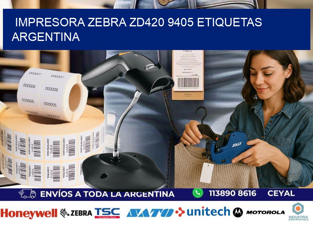 Impresora zebra zd420 9405 etiquetas argentina