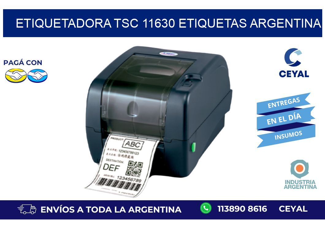 etiquetadora tsc 11630 etiquetas argentina
