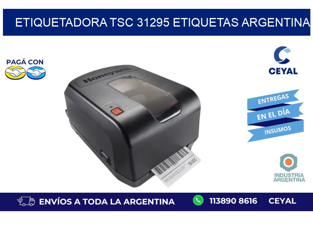 etiquetadora tsc 31295 etiquetas argentina