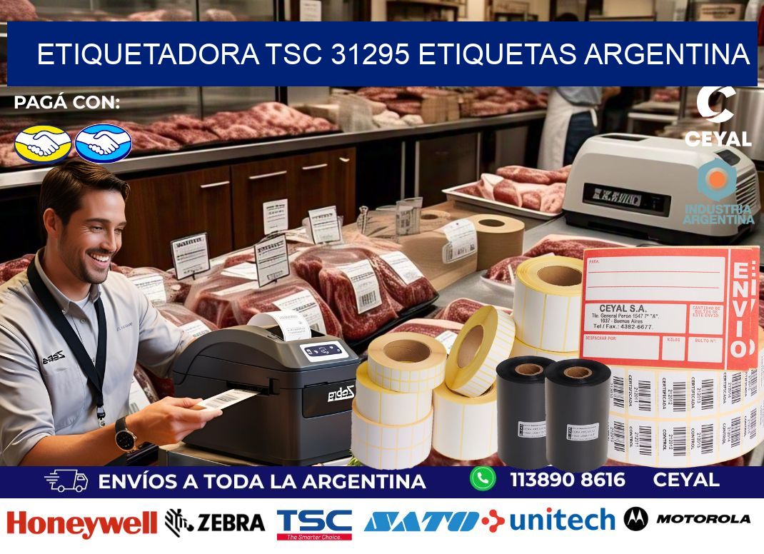 etiquetadora tsc 31295 etiquetas argentina