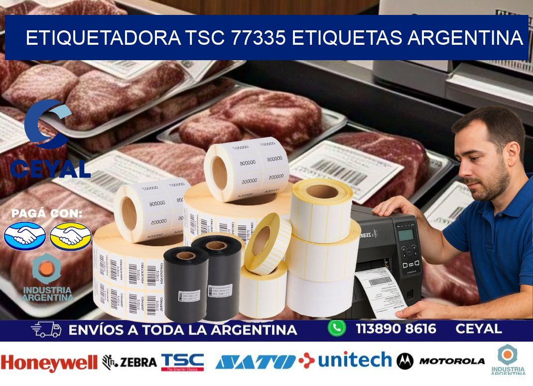 etiquetadora tsc 77335 etiquetas argentina