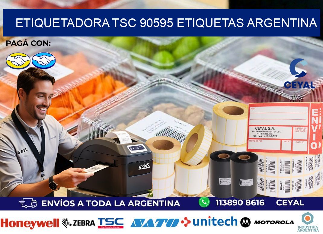 etiquetadora tsc 90595 etiquetas argentina