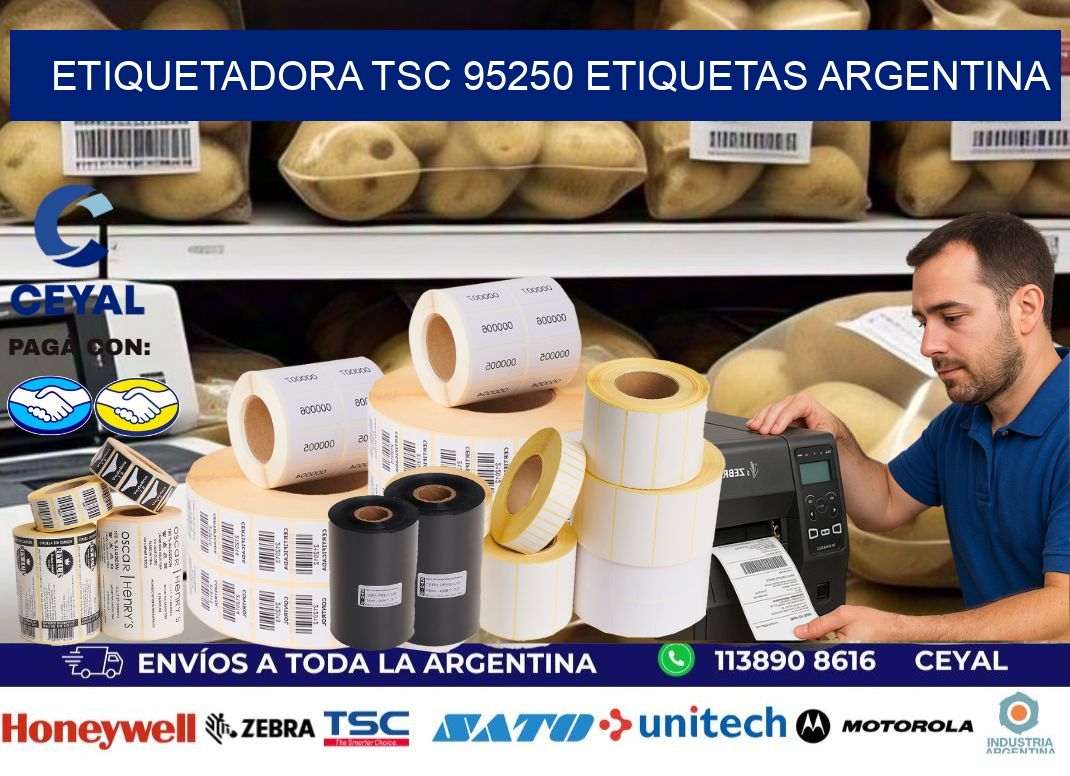 etiquetadora tsc 95250 etiquetas argentina