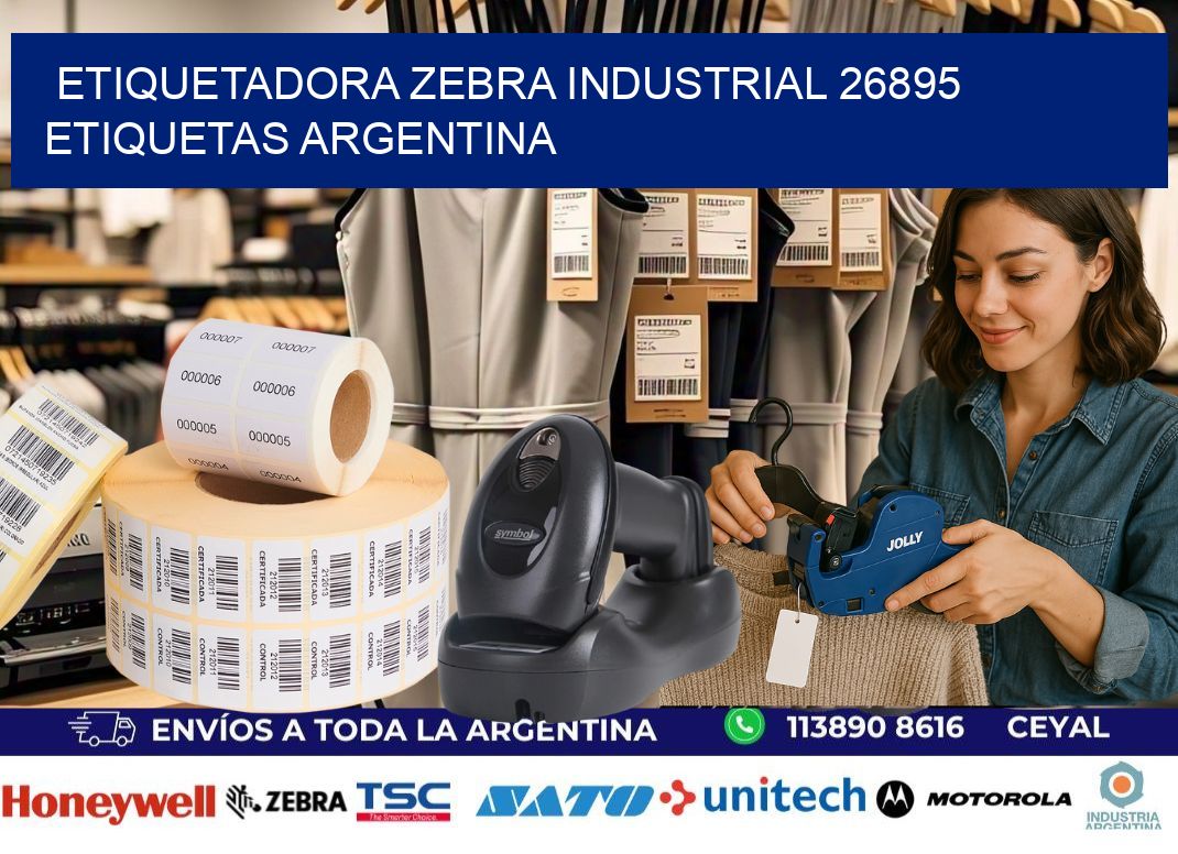 etiquetadora zebra industrial 26895 etiquetas argentina
