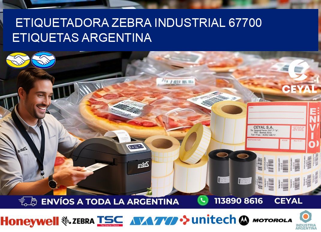 etiquetadora zebra industrial 67700 etiquetas argentina