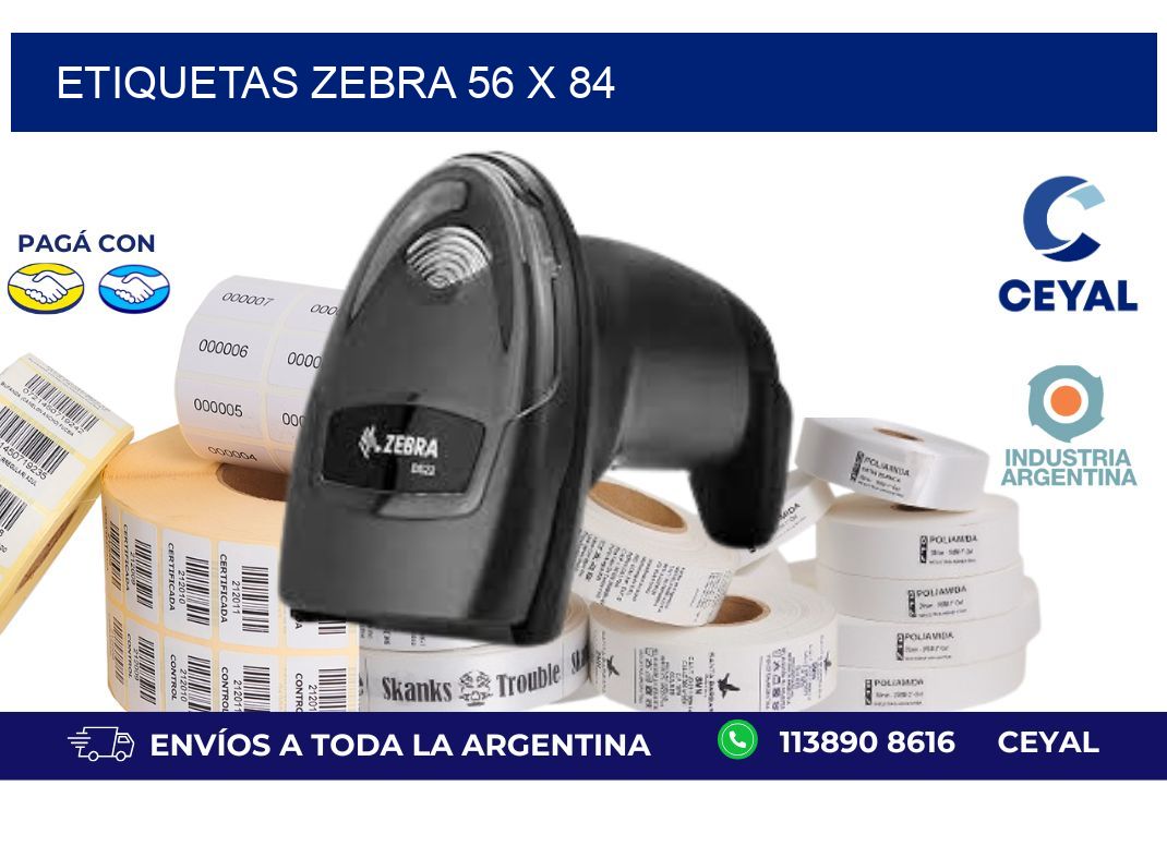 etiquetas zebra 56 x 84