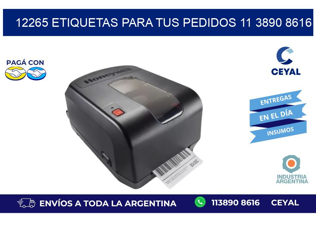 12265 ETIQUETAS PARA TUS PEDIDOS 11 3890 8616