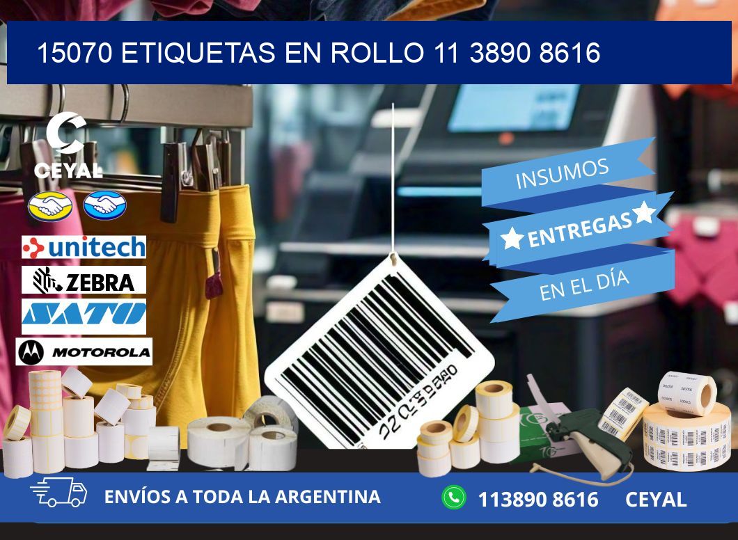 15070 ETIQUETAS EN ROLLO 11 3890 8616