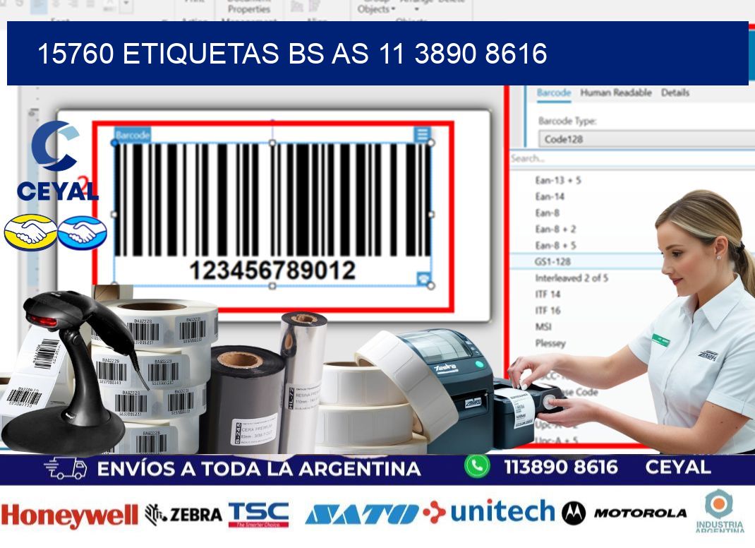 15760 ETIQUETAS BS AS 11 3890 8616