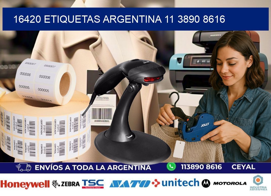 16420 ETIQUETAS ARGENTINA 11 3890 8616