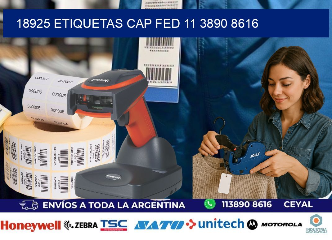 18925 ETIQUETAS CAP FED 11 3890 8616