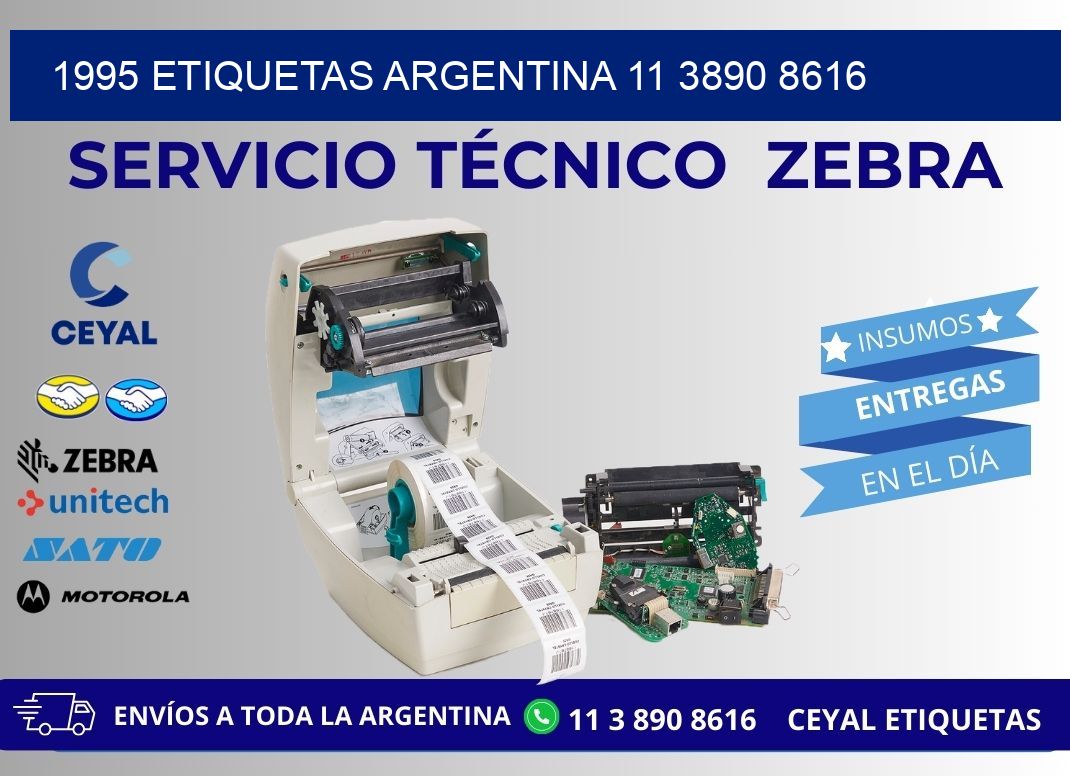 1995 ETIQUETAS ARGENTINA 11 3890 8616