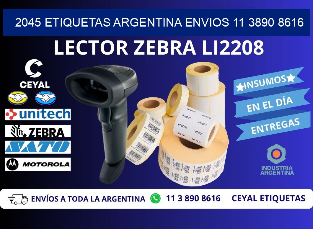 2045 ETIQUETAS ARGENTINA ENVIOS 11 3890 8616
