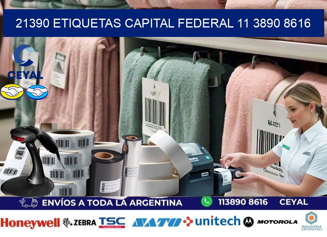 21390 ETIQUETAS CAPITAL FEDERAL 11 3890 8616