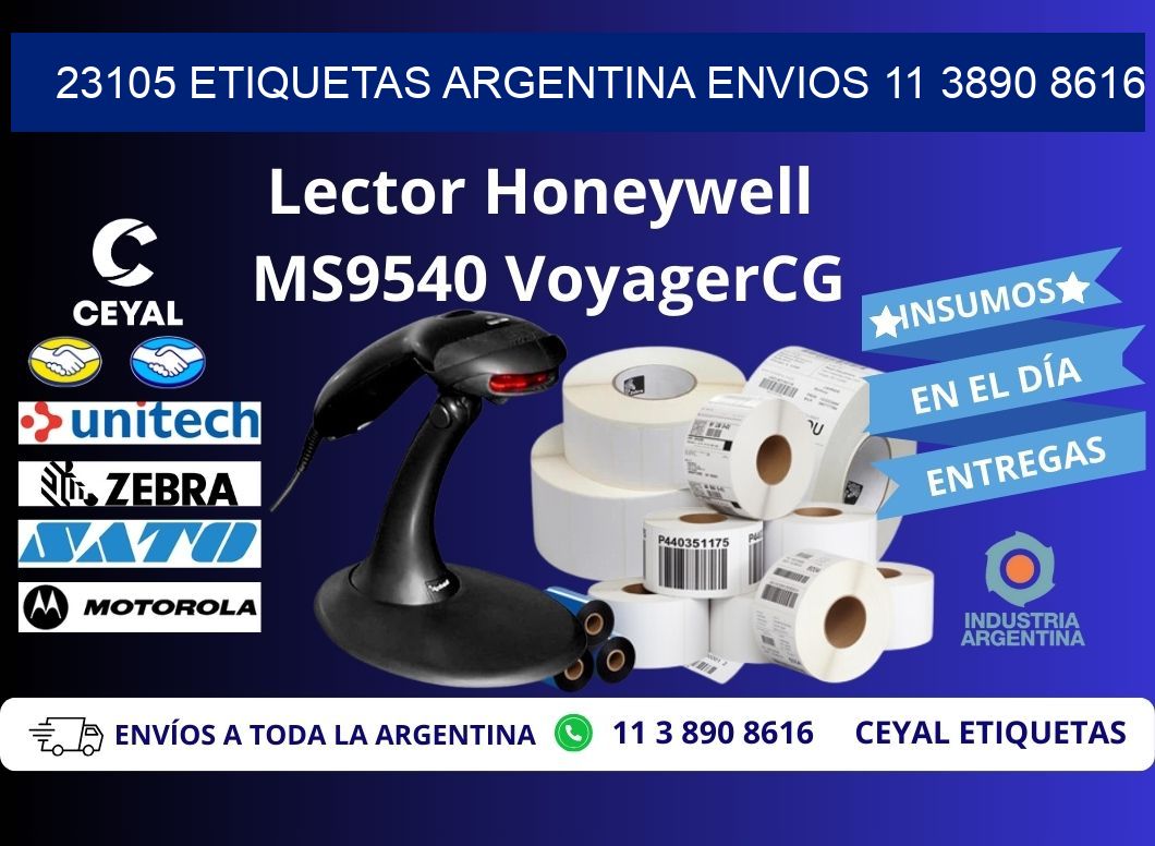 23105 ETIQUETAS ARGENTINA ENVIOS 11 3890 8616