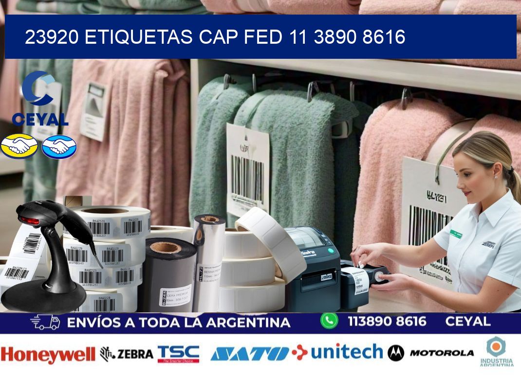 23920 ETIQUETAS CAP FED 11 3890 8616