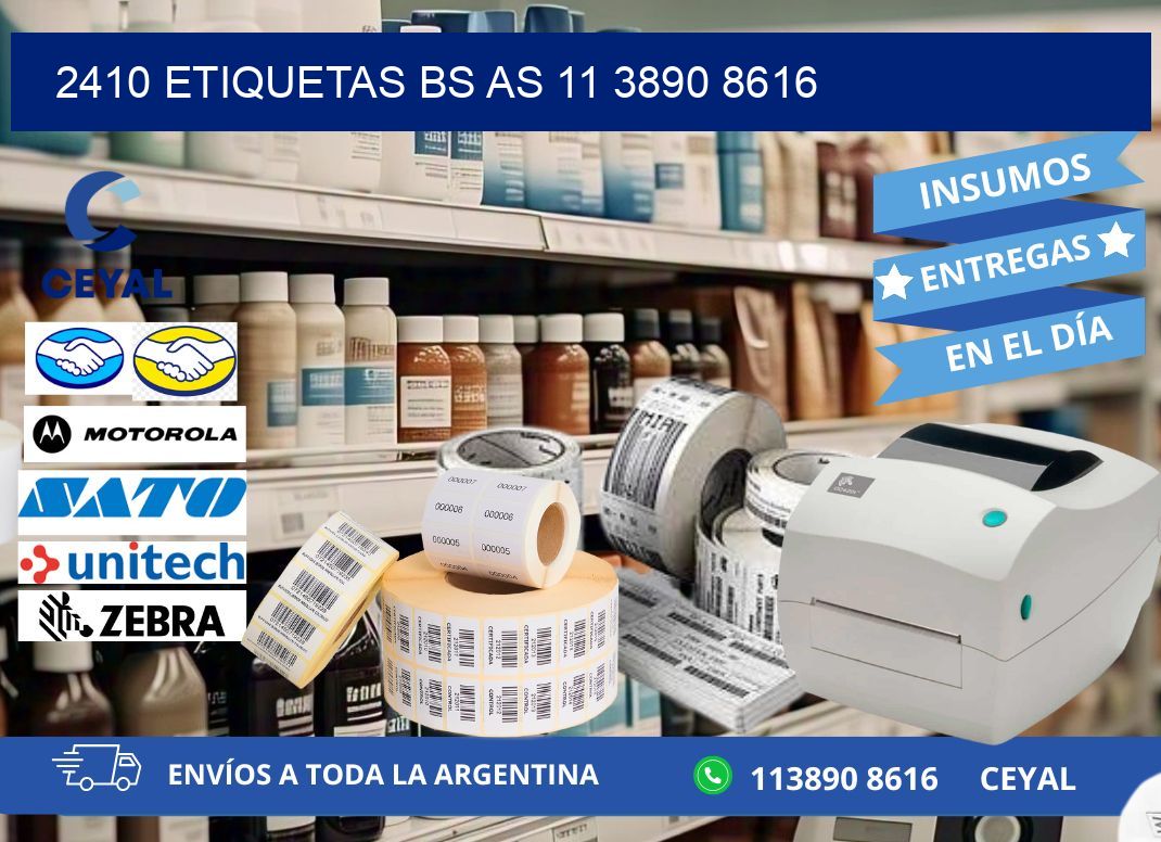 2410 ETIQUETAS BS AS 11 3890 8616