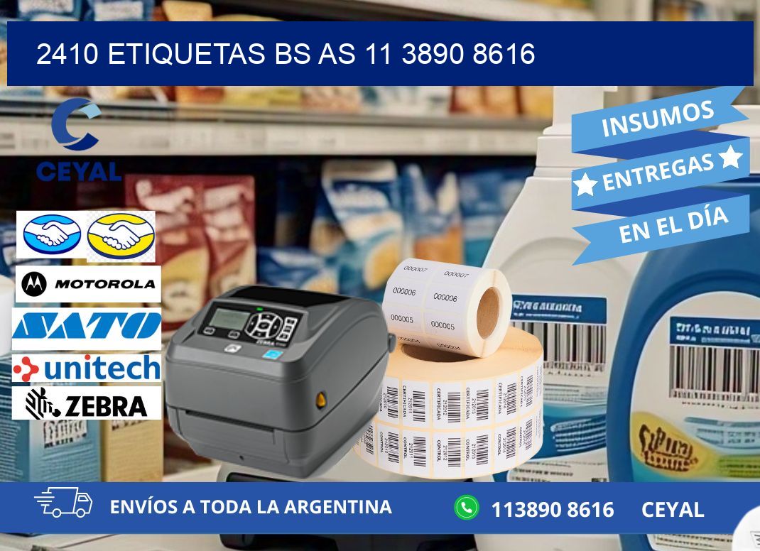2410 ETIQUETAS BS AS 11 3890 8616