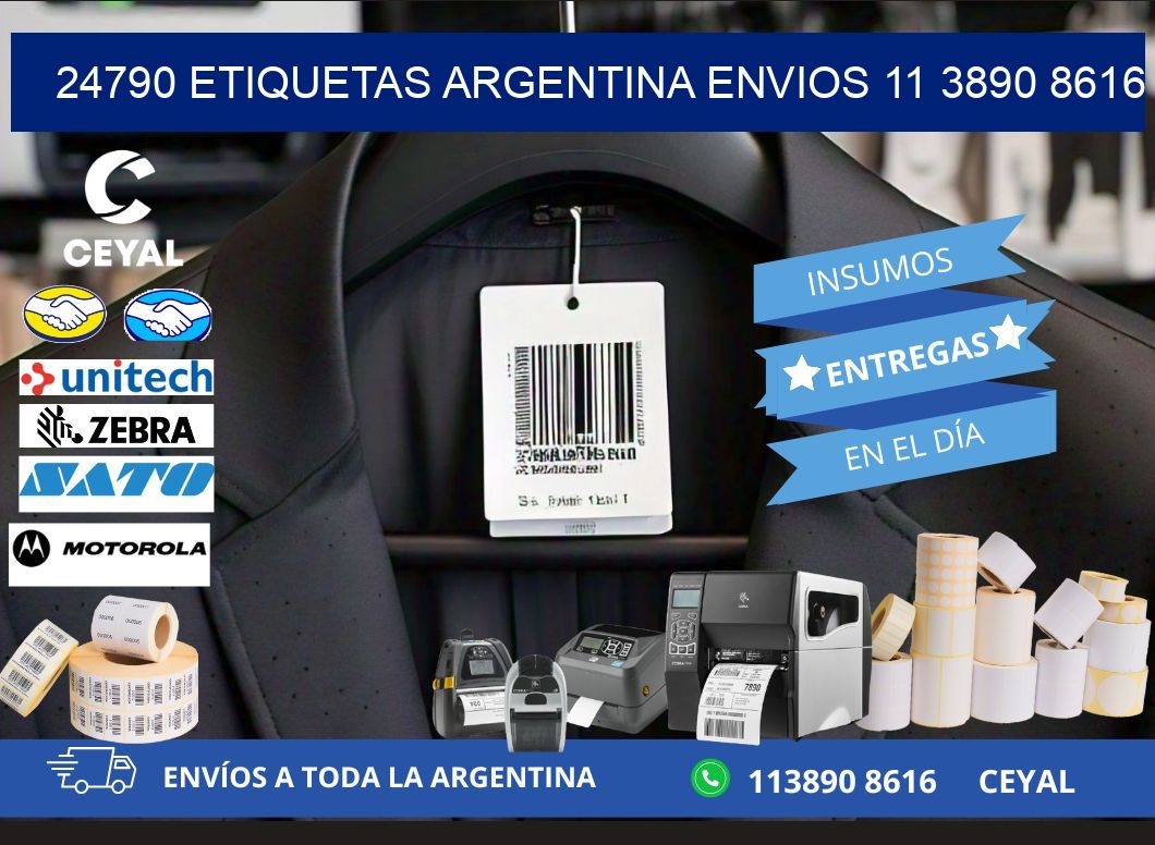 24790 ETIQUETAS ARGENTINA ENVIOS 11 3890 8616