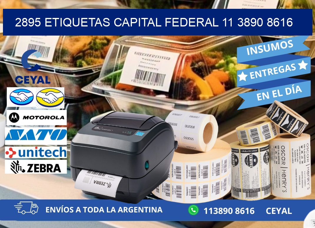 2895 ETIQUETAS CAPITAL FEDERAL 11 3890 8616