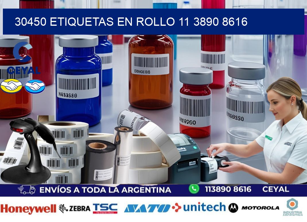 30450 ETIQUETAS EN ROLLO 11 3890 8616