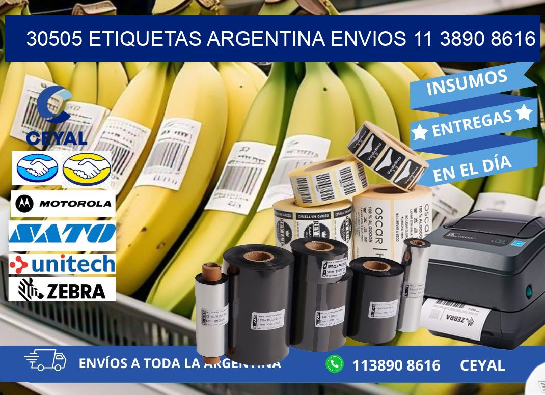 30505 ETIQUETAS ARGENTINA ENVIOS 11 3890 8616