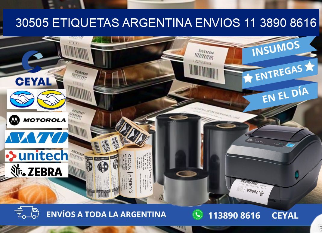 30505 ETIQUETAS ARGENTINA ENVIOS 11 3890 8616
