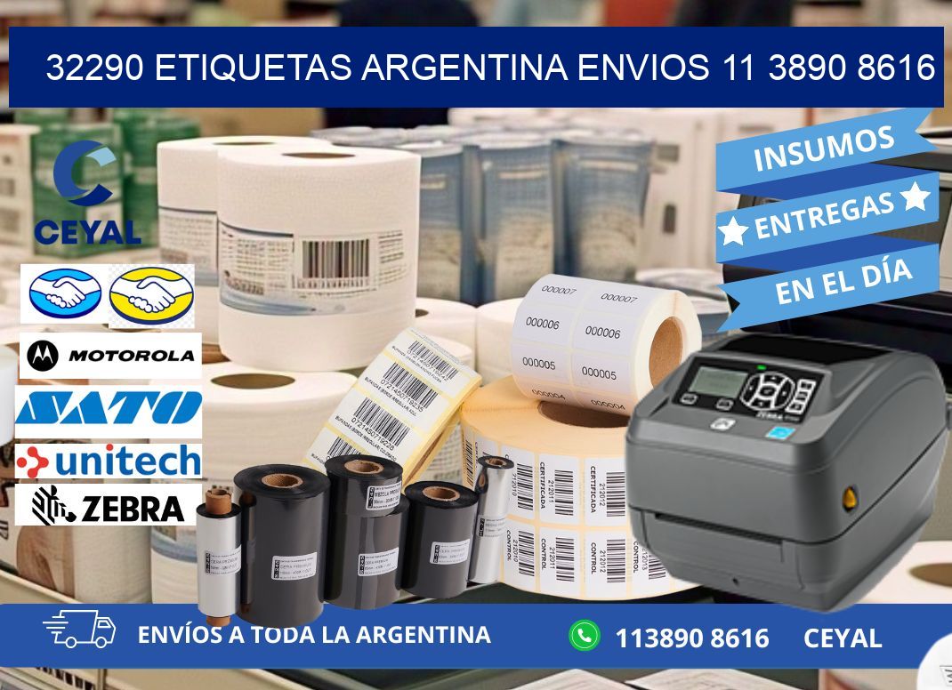 32290 ETIQUETAS ARGENTINA ENVIOS 11 3890 8616