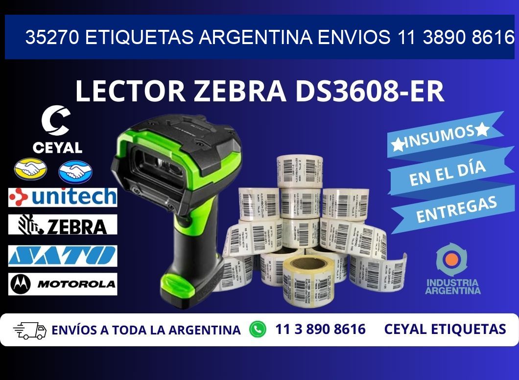35270 ETIQUETAS ARGENTINA ENVIOS 11 3890 8616