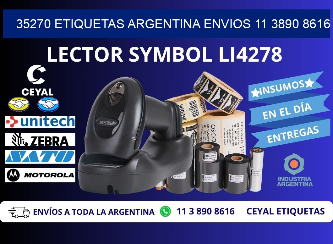 35270 ETIQUETAS ARGENTINA ENVIOS 11 3890 8616