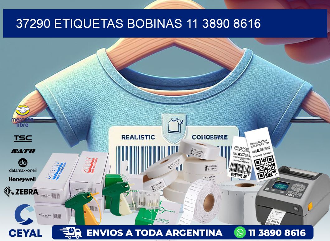 37290 ETIQUETAS BOBINAS 11 3890 8616