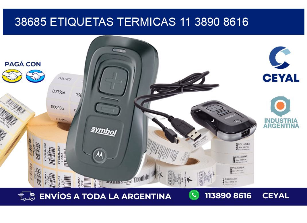 38685 ETIQUETAS TERMICAS 11 3890 8616