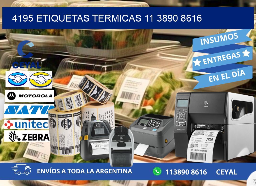 4195 ETIQUETAS TERMICAS 11 3890 8616