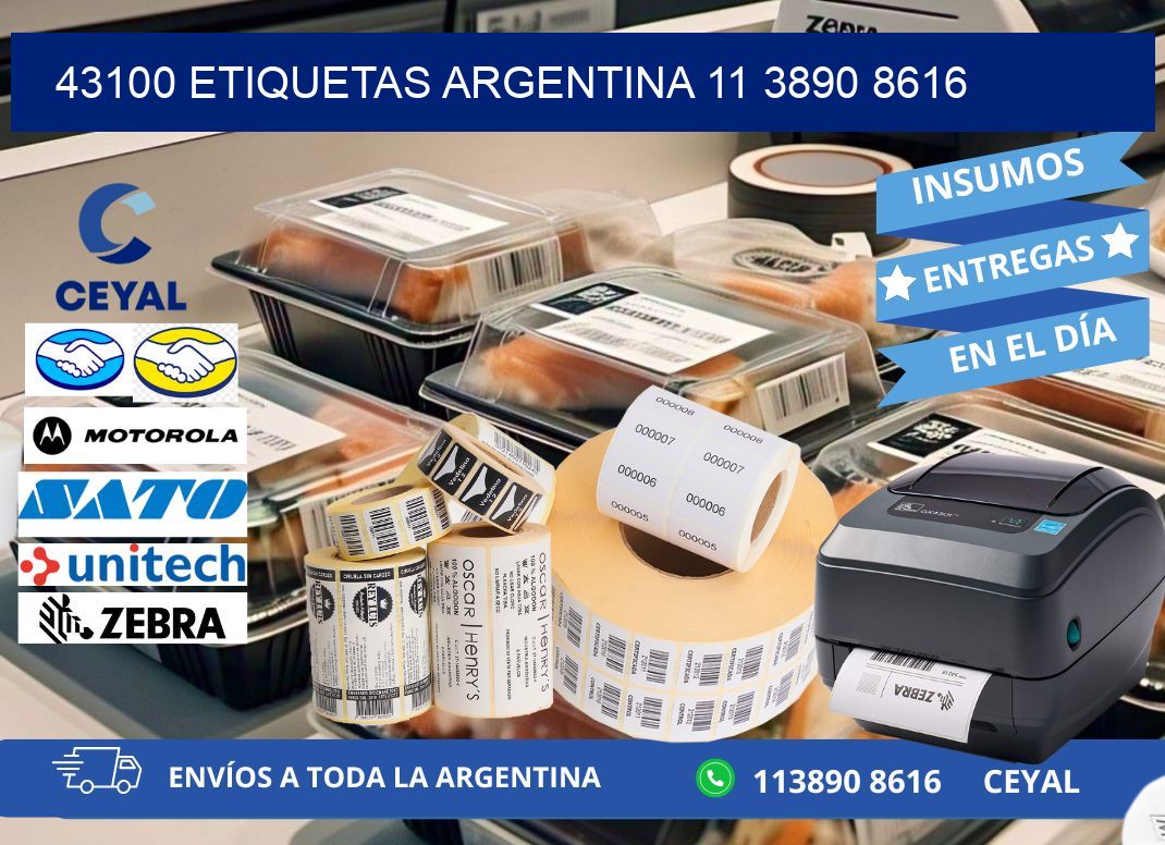 43100 ETIQUETAS ARGENTINA 11 3890 8616
