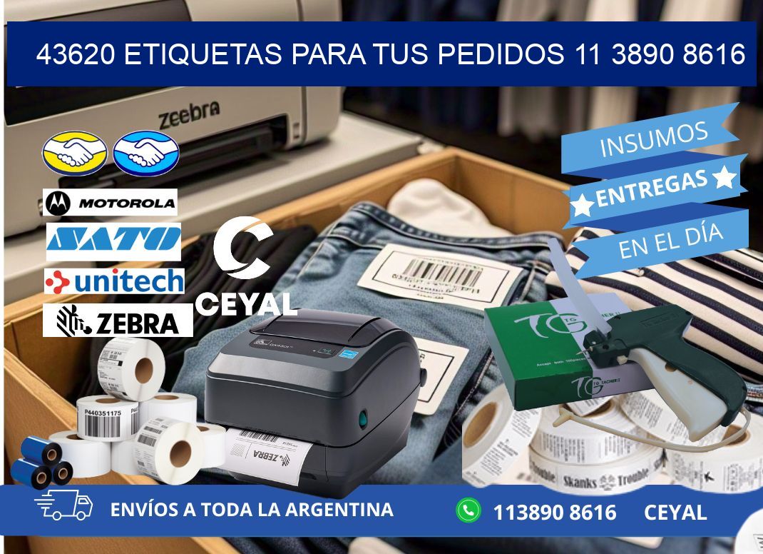 43620 ETIQUETAS PARA TUS PEDIDOS 11 3890 8616