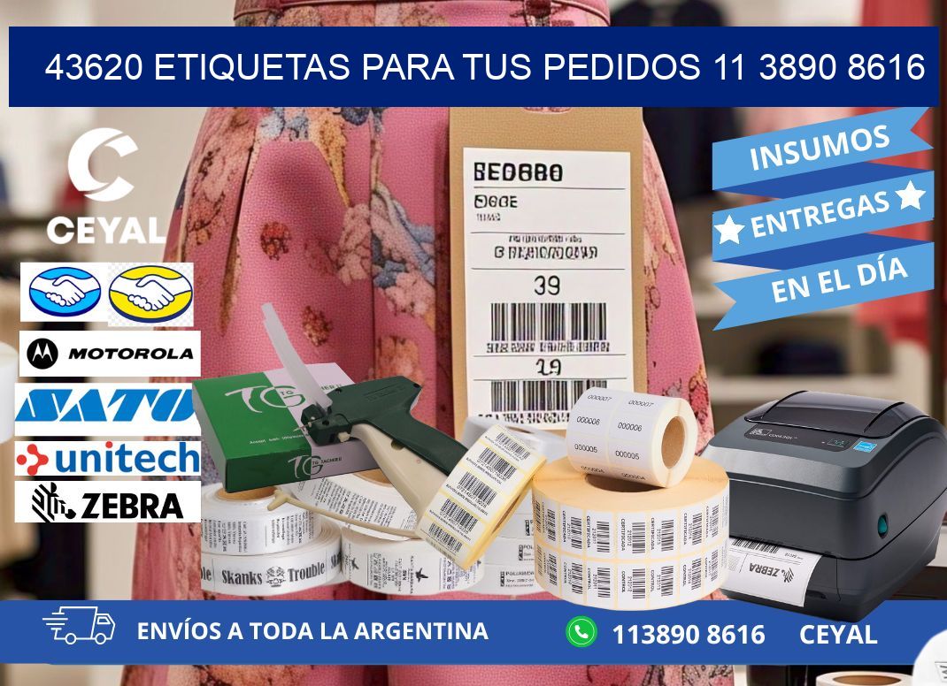43620 ETIQUETAS PARA TUS PEDIDOS 11 3890 8616