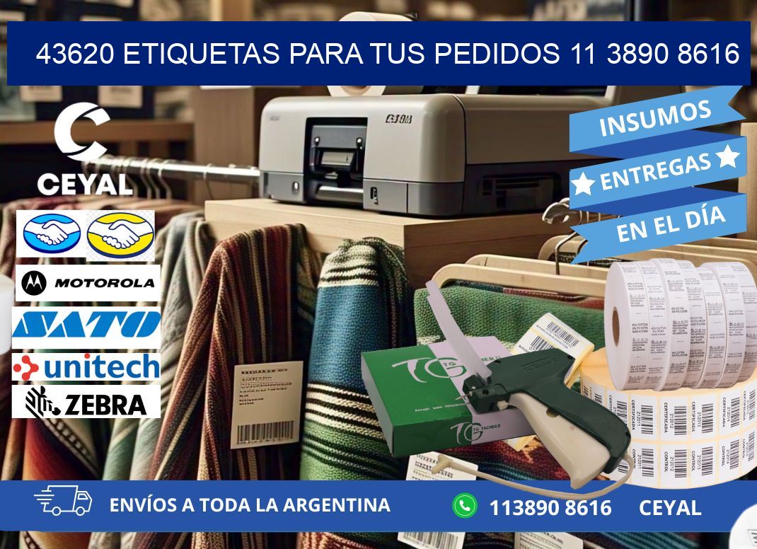 43620 ETIQUETAS PARA TUS PEDIDOS 11 3890 8616
